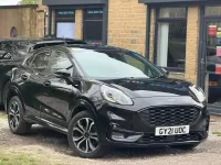 Begagnad Ford Puma ST-Line 2021 Svart SUV