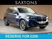 Used BMW X3 M Sport 184 HP (135 kW) 2023 Blue SUV