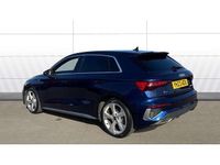Used Audi A3 S-Line 110 HP (80 kW) 2023 Blue Sedan