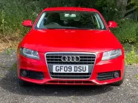 Used Audi A4 2009 Red Sedan