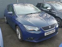 Used Seat Leon SE Dynamic 110 HP (80 kW) 2016 Blue Hatchback