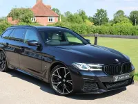 Used BMW 520 M Sport 2021 Carbon black Estate