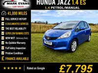 Used Honda Jazz ES 2014 Blue Hatchback