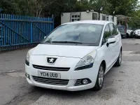 Second-hand Peugeot 5008 Active 115 CP (84 kW) 2014 Alb Monovolum