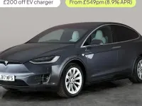 Used Tesla Model X Standard Range 306 kW (417 HP) 2017 Silver SUV