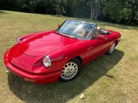 Used Alfa Romeo Spider 1990 Red Cabriolet