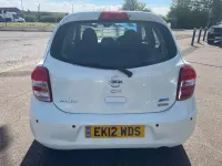 Used Nissan Micra Acenta 80 HP (58 kW) 2012 White Hatchback