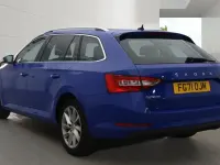Used Skoda Superb SE Technology 150 HP (110 kW) 2022 Blue Estate