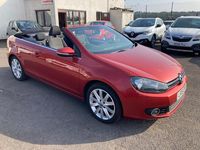 Used VW Golf Cabriolet SE 105 HP (77 kW) 2015 Red Cabriolet