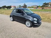 Used Fiat 500 Lounge 69 HP (50 kW) 2018 Black Hatchback