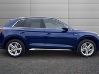 Used Audi Q5 S-Line 265 HP (194 kW) 2023 Navarra blue SUV