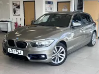 Used BMW 118 Sport Line 150 HP (110 kW) 2017 Silver Hatchback