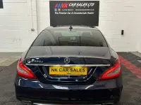 Begagnad Mercedes CLS220 AMG Line Premium 177 HK (130 kW) 2017 Blå Sportkupé