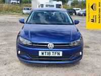 Used VW Polo SE 95 HP (69 kW) 2018 Blue Hatchback