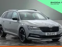Used Skoda Superb SportlinePlus 190 HP (139 kW) 2021 Meteor grey Estate