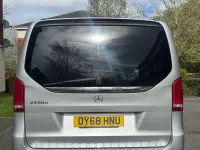 Begagnad Mercedes V250 AMG line 2018 Silver Minibuss