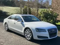 Begagnad Audi A8 372 HK (273 kW) 2011 Vit Sedan