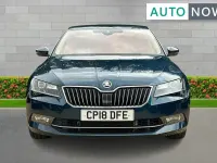 Used Skoda Superb 276 HP (202 kW) 2018 Blue Hatchback