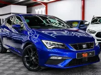 Used Seat Leon FR 125 HP (91 kW) 2018 Blue Hatchback