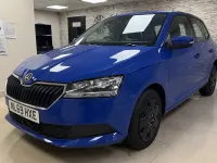 Used Skoda Fabia 75 HP (55 kW) 2019 Blue Hatchback