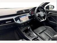 Used Audi Q3 Black Edition 150 HP (110 kW) 2023 Navarra blue SUV