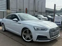 Used Audi A5 Sportback S-Line 2019 White Hatchback