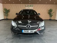 Käytetty Mercedes C220 AMG line 170 HP (125 kW) 2016 Musta Coupe - kaksiovinen