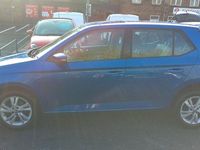 Used Skoda Fabia SE 95 HP (69 kW) 2019 Blue Hatchback