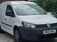 Used VW Caddy 75 HP (55 kW) 2013 White MPV
