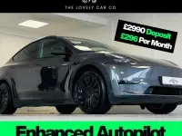 Used Tesla Model Y Long Range AWD 378 kW (514 HP) 2022 Grey SUV