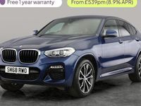 Used BMW X4 M Sport 265 HP (194 kW) 2019 Blue SUV