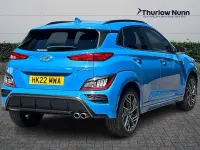 Used Hyundai Kona N Line 120 HP (88 kW) 2022 Blue SUV