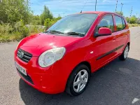 Used Kia Picanto 64 HP (47 kW) 2009 Red Hatchback