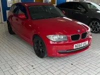 Used BMW 118 Sport Line 2010 Red Hatchback