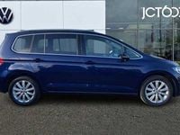 Used VW Touran SEL 150 HP (110 kW) 2019 Blue MPV