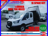 Used Ford Transit S 130 HP (95 kW) 2021 White Van