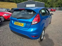 Used Ford Fiesta Zetec 2015 Blue Hatchback
