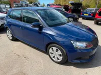 Used Skoda Fabia 60 HP (44 kW) 2017 Blue Hatchback