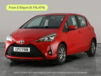 Used Toyota Yaris 2017 Red Hatchback
