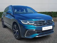 Used VW Tiguan R-line 150 HP (110 kW) 2021 Blue SUV