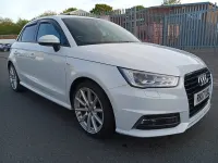 Used Audi A1 S-Line 116 HP (85 kW) 2017 White Hatchback