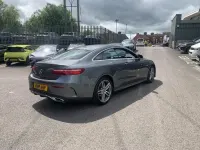 Used Mercedes E220 AMG line 2018 Grey Coupe
