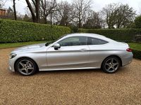 Used Mercedes C220 AMG Line Premium Plus 170 HP (125 kW) 2016 Silver Coupe