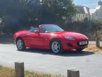 Used Mazda MX5 126 HP (92 kW) 2011 Red Cabriolet