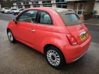 Usado Fiat 500C Lounge 69 CV (50 kW) 2017 Rosa Descapotable