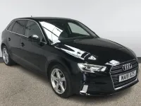Używany Audi A3 Sport 116 KM (85 kW) 2019 Czarny Sedan/Limuzyna