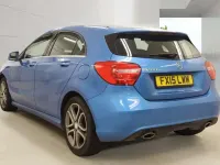Used Mercedes A180 109 HP (80 kW) 2015 Blue Hatchback