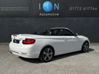 Used BMW 218 Sport Line 150 HP (110 kW) 2016 White Cabriolet