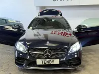 Used Mercedes C220 AMG Line Premium 194 HP (142 kW) 2018 Blue Coupe