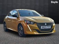 Used Peugeot 208 Allure+ 102 HP (75 kW) 2023 Yellow Hatchback